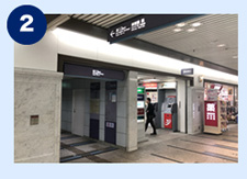 心斎橋店の道順2