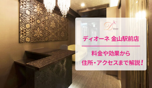 ディオーネ 金山駅前店の口コミを調査【良い評判から悪いものまで完全網羅】